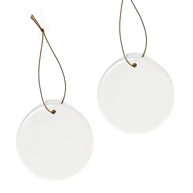 Ceramic 3" Ornaments