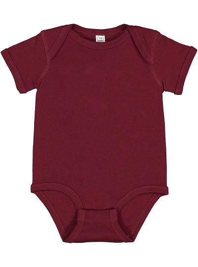 infant Baby Rib Bobysuit  Rabbit Skins  4400 (CONT'D)  GRANITE HEATHER TO NATURAL HEATHER