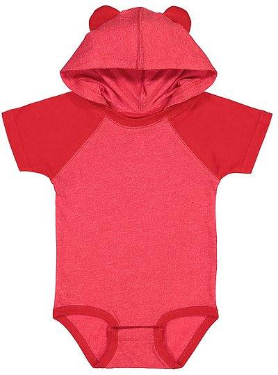 Infant Hooded Bodysuit w/Ears  Rabbit Skins  4417