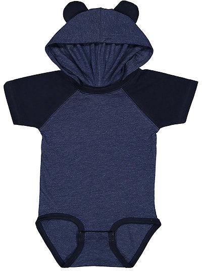 Infant Hooded Bodysuit w/Ears  Rabbit Skins  4417