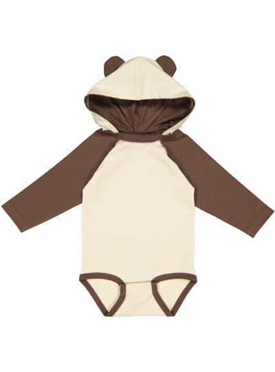 Infant Long Sleeve Bodysuit w/Ears  Rabbit Skins  4418
