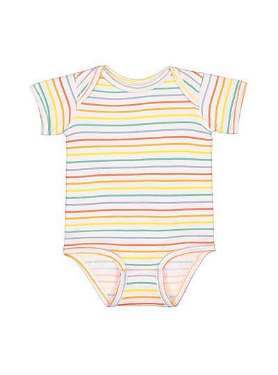 Infant Fine Jersey Bodysuit  Rabbit Skins  4424  (CONT'D)  ORANGE TO SALTWATER