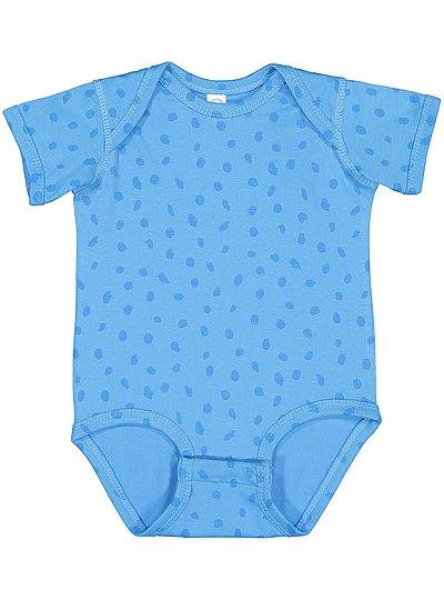 Infant Fine Jersey Bodysuit  Rabbit Skins  4424  (CONT'D)  SANGRIA BLACKOUT TO VINTAGE DENIM