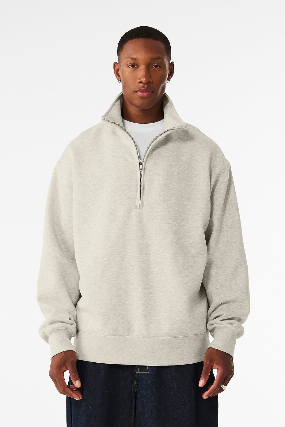 Unisex 10 oz Half Zip Pullover 4740 - BELLA CANVAS