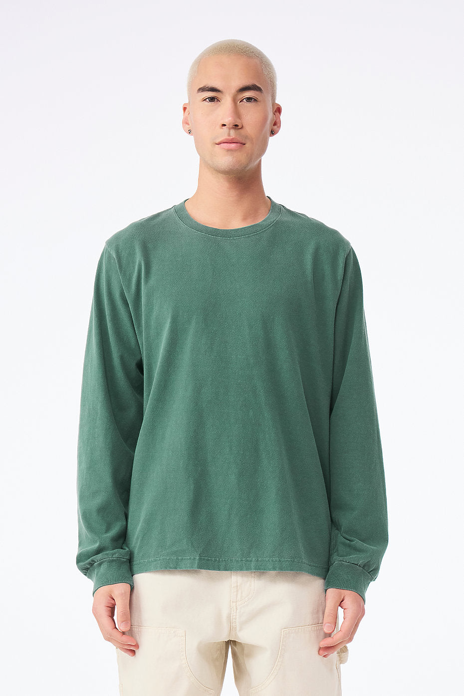 Unisex Heavyweight Garment Dye Long Sleeve Tee  Bella+Canvas  4851GD