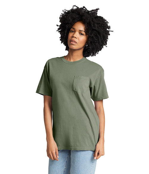 Comfort Colors Heavyweight Adult Pocket T-Shirt  6030  LARGE