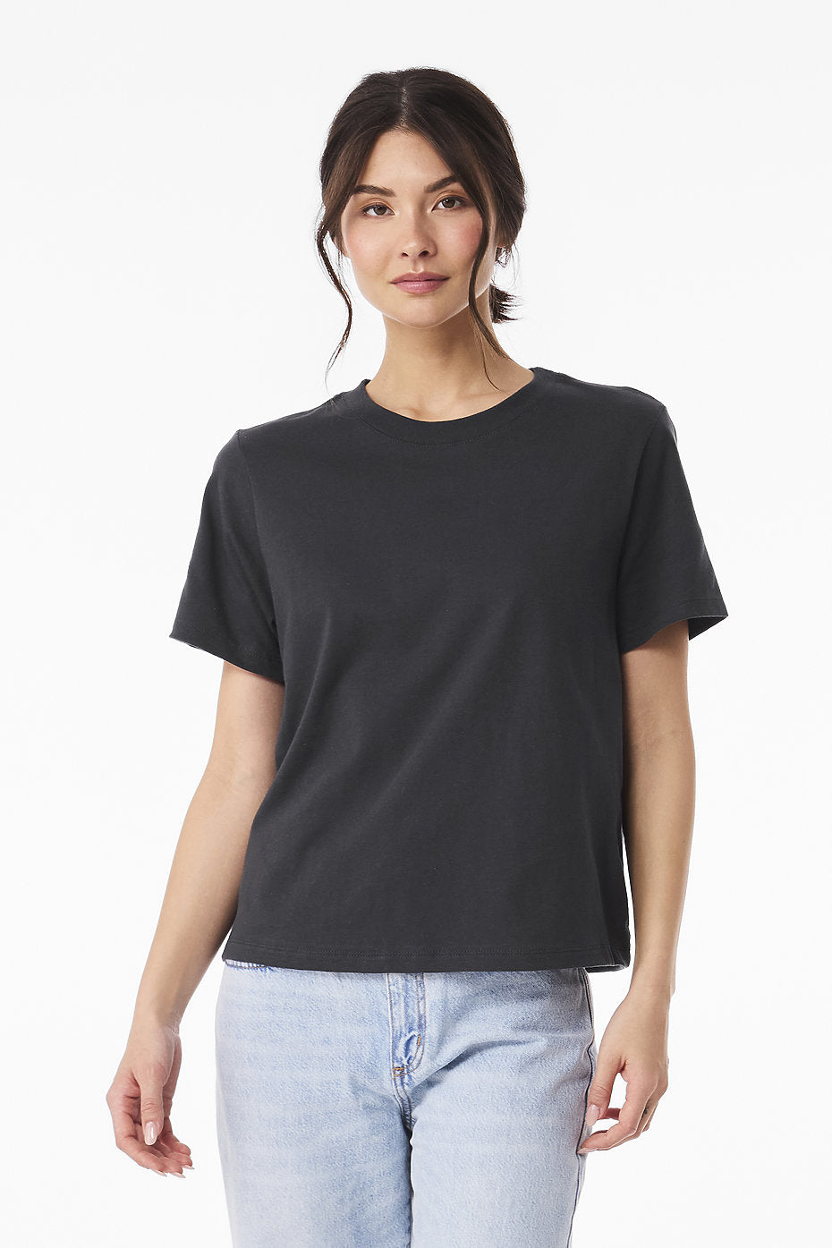 Women's comfortable heavyweight short sleeve tee casual style