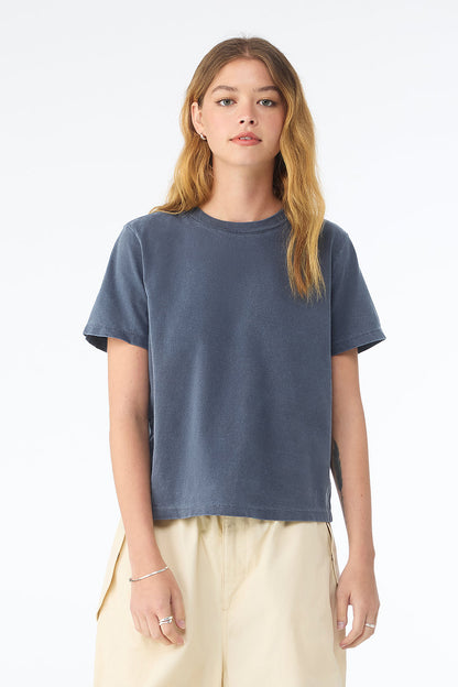 Women's Vintage Feel Heavyweight Garment Dye Tee - BELLA CANVAS  6110GD