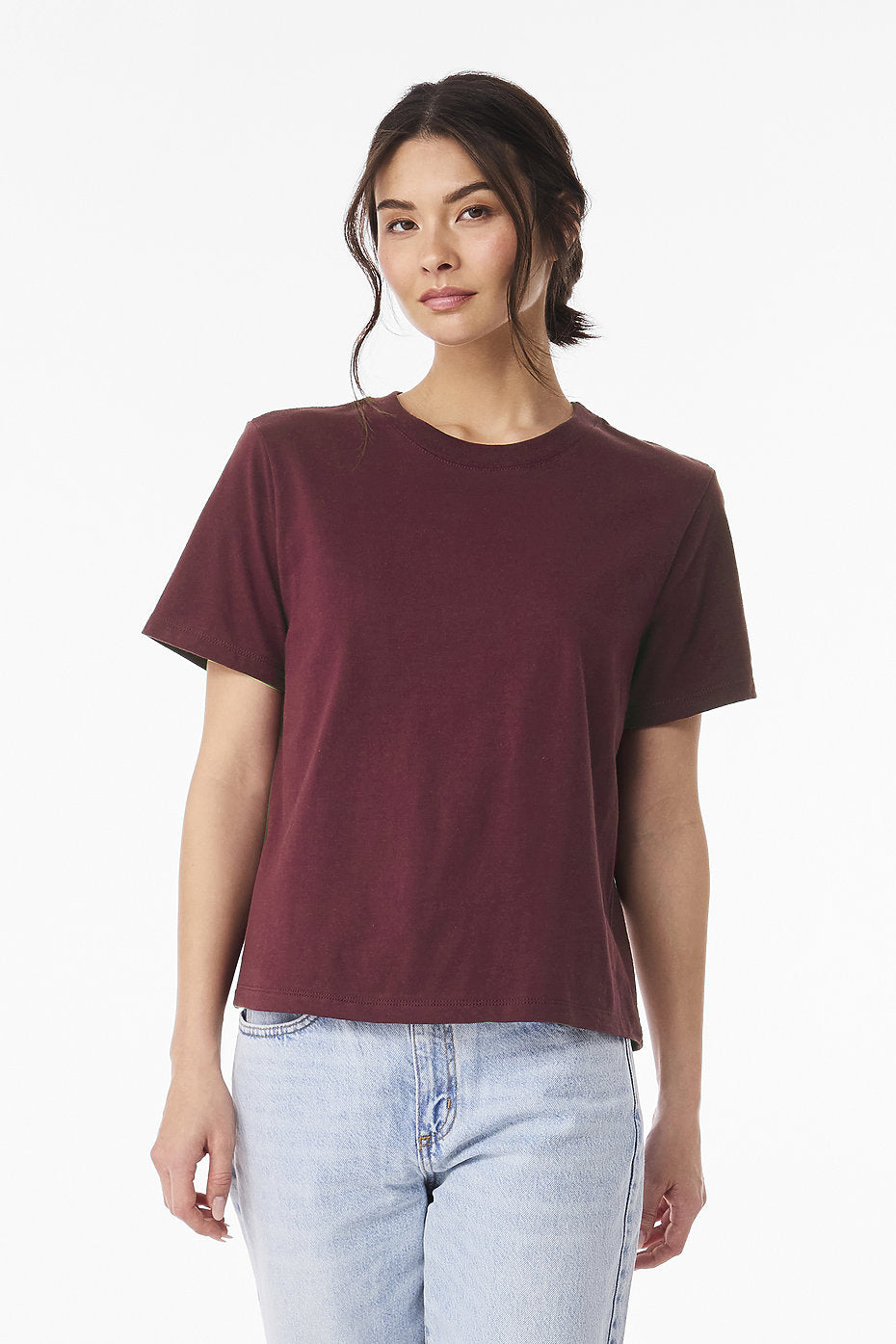 Women's heavyweight tee soft fabric everyday wear