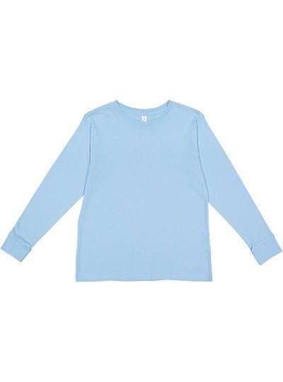 Youth Long Sleeve Fine Jersey Tee  LAT  6201  YOUTH X-SMALL, SMALL, MEDIUM, & LARGE
