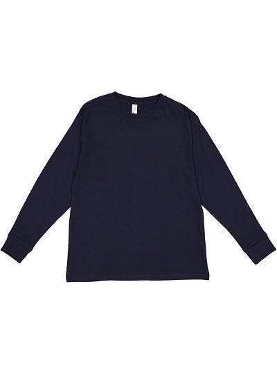 Youth Long Sleeve Fine Jersey Tee  LAT  6201  YOUTH X-SMALL, SMALL, MEDIUM, & LARGE