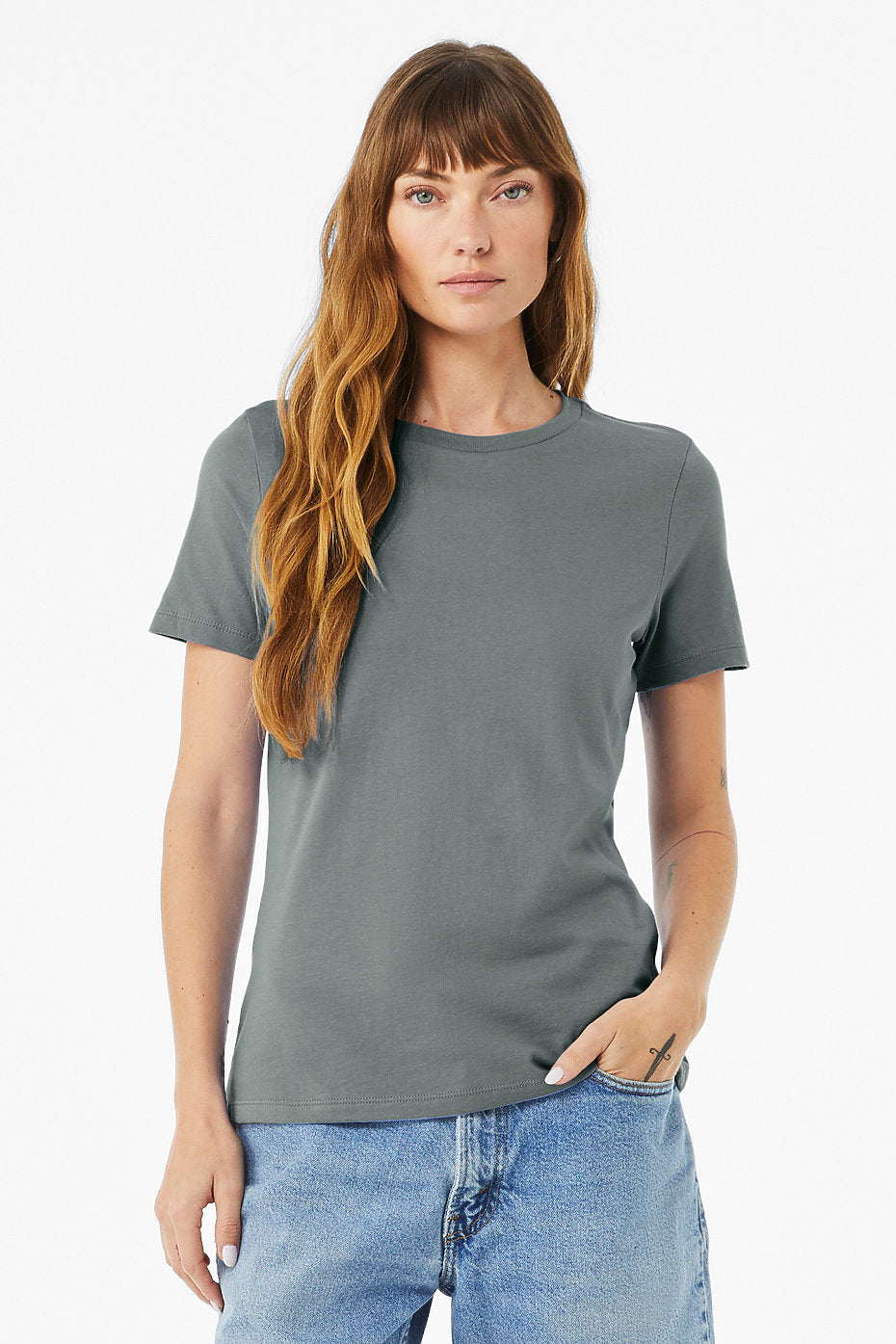 Women's Relaxed Jersey Short Sleeve Tee Bella+Canvas  6400 2XL & 3XL - Sparks Trendz n More