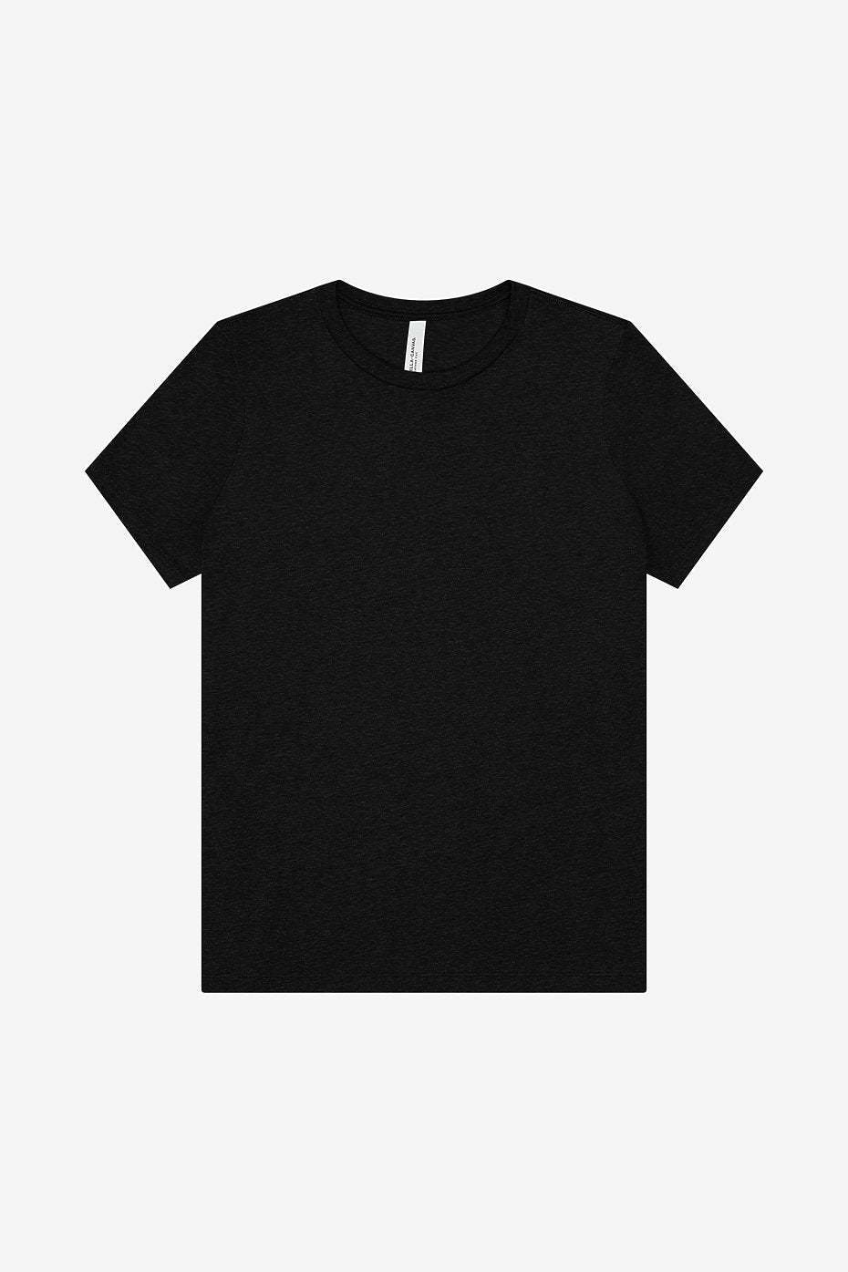 Women's relaxed heather CVC short sleeve tee casual t-shirt