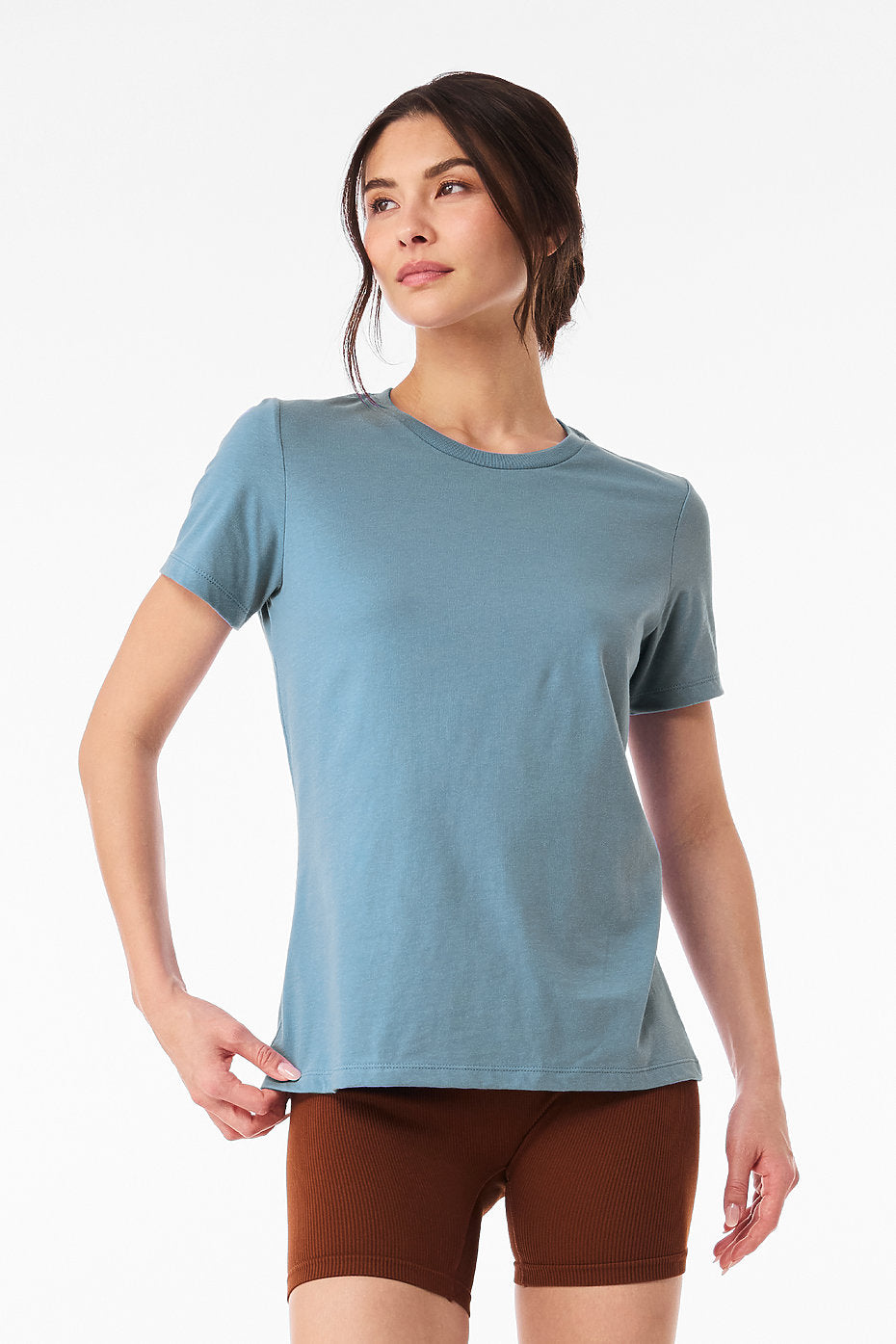 Women's Relaxed Jersey Short Sleeve Tee Bella+Canvas 6400 Large & X-Large