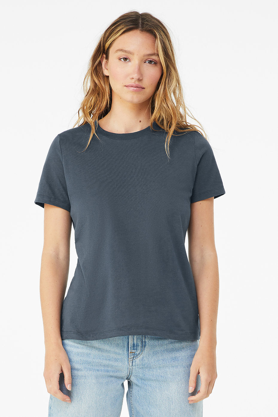 Women's Relaxed Jersey Short Sleeve Tee Bella+Canvas 6400 Small & Medium