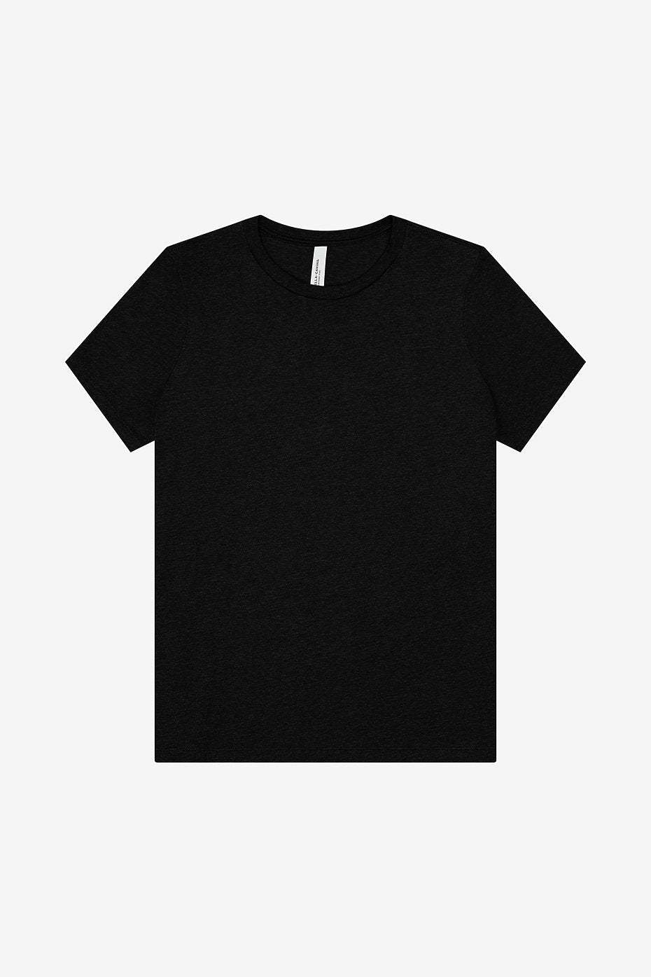Women's relaxed heather CVC short sleeve tee casual t-shirt