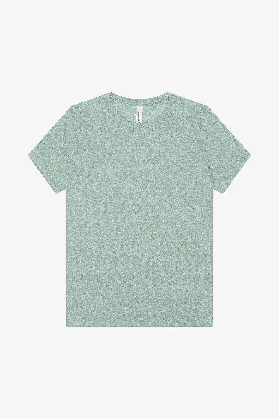 Women's relaxed heather CVC short sleeve tee casual t-shirt