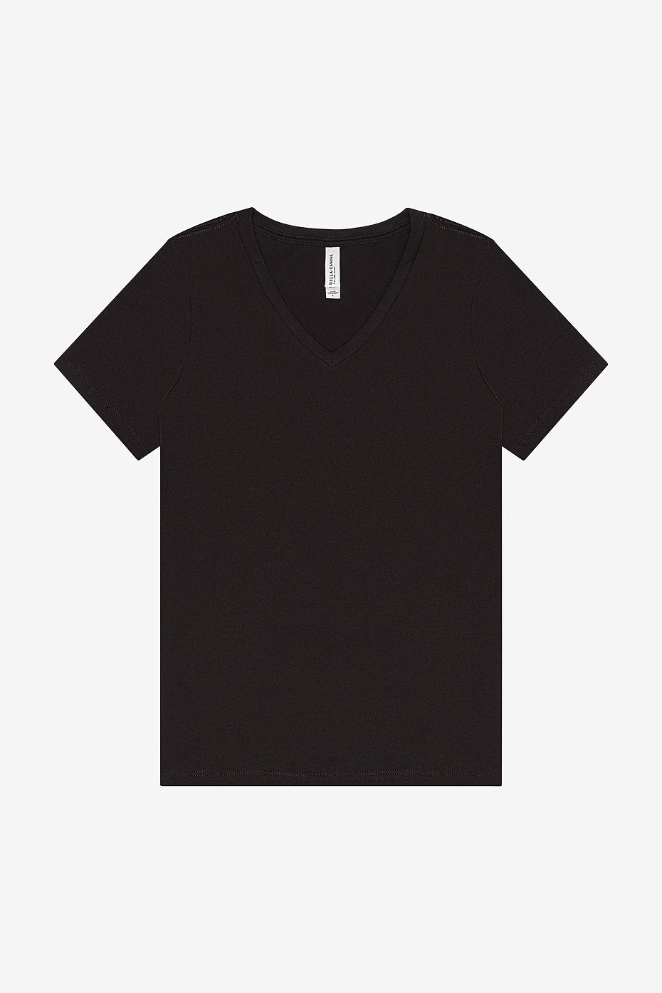 Women's relaxed V-neck jersey tee casual everyday style