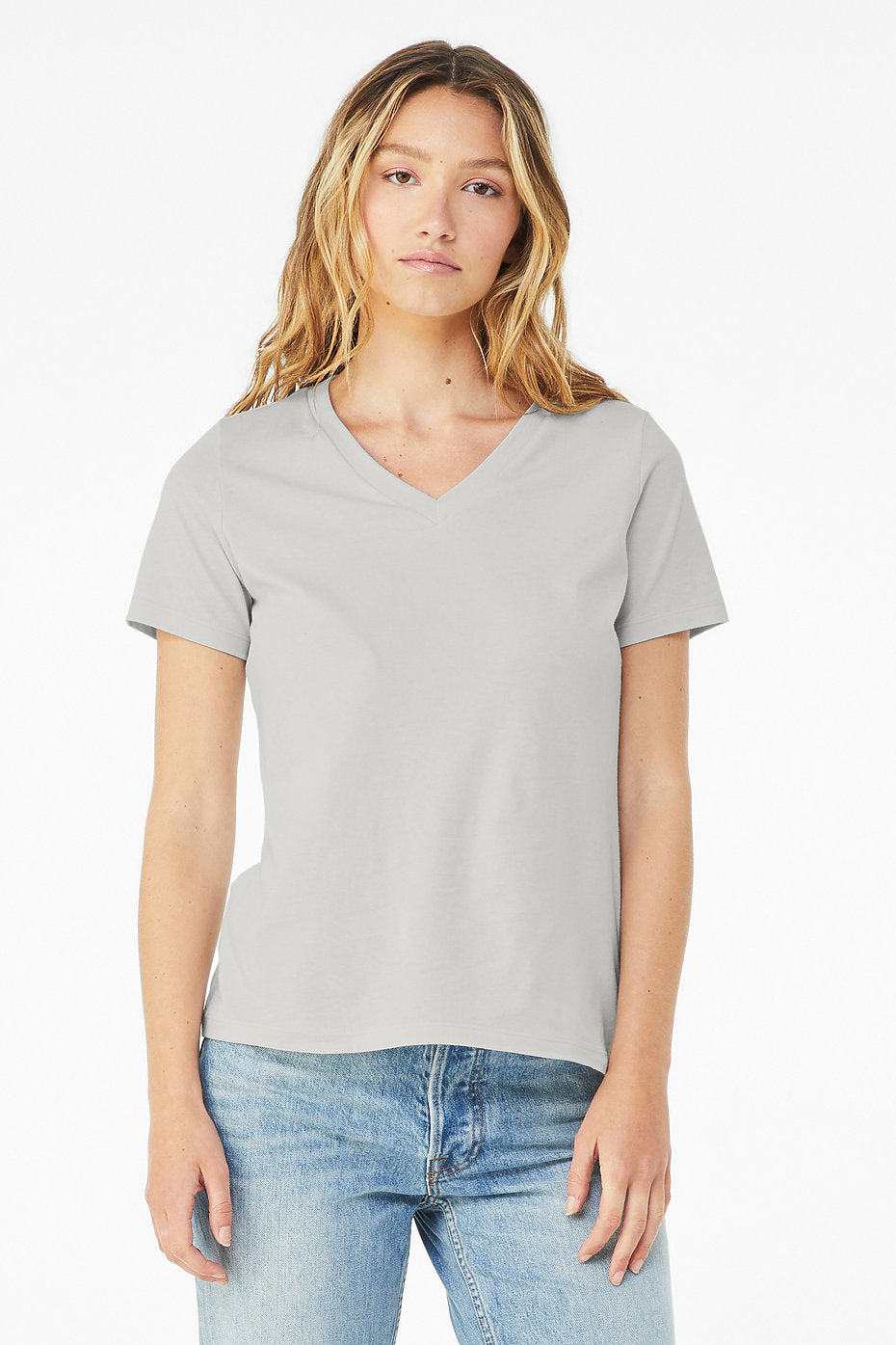 Bella Canvas 6405 women's relaxed fit V-neck shirt