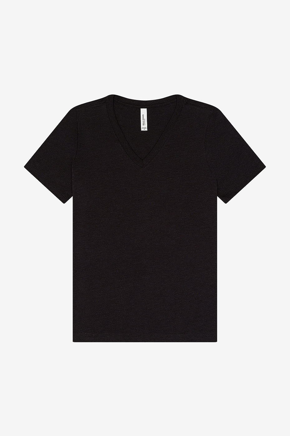 Bella Canvas 6405 women's heather short sleeve V-neck t-shirt