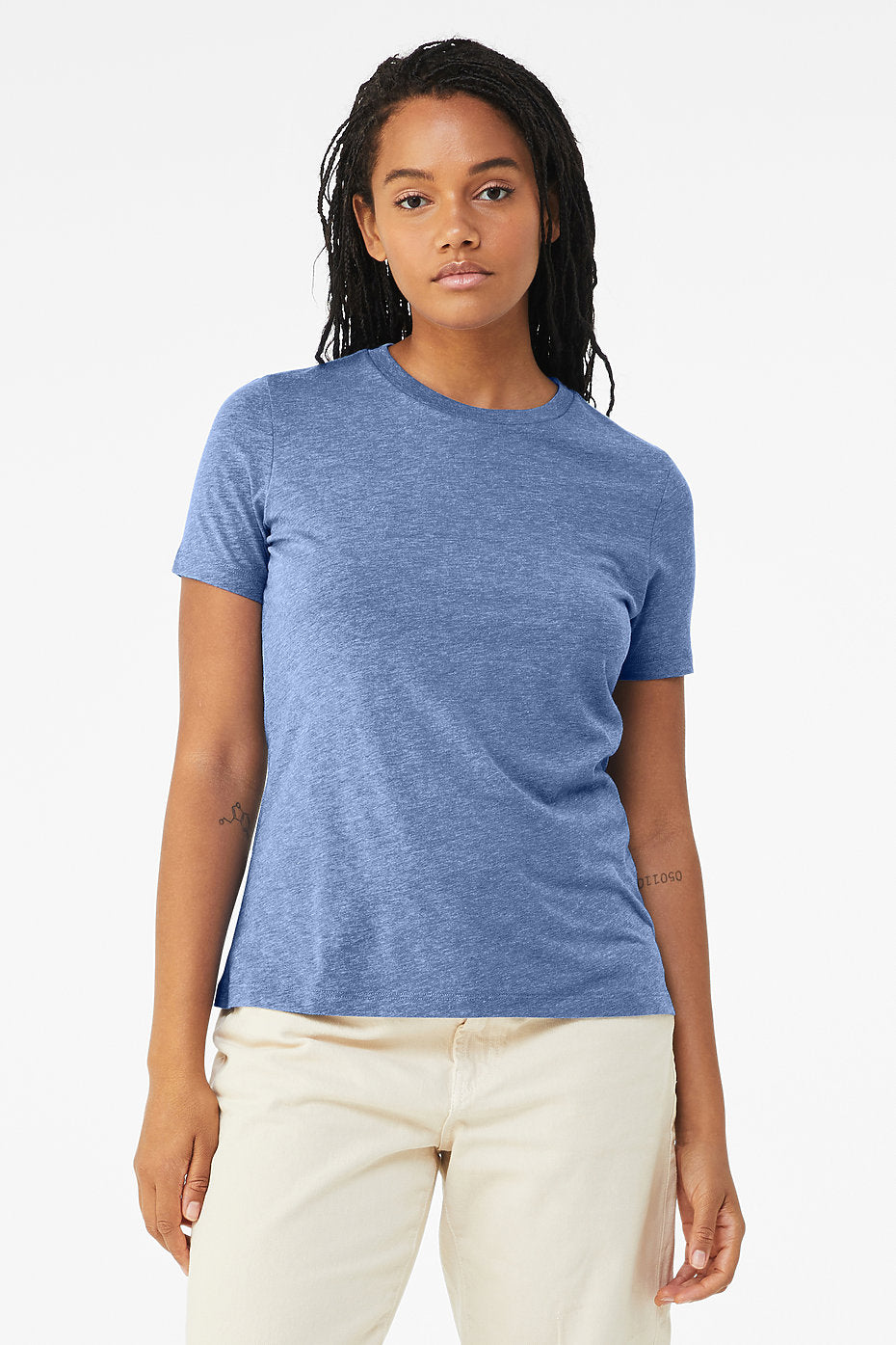 Women's Relaxed Triblend Short Sleeve Tee Bella+Canvas 6413  2XL & 3XL