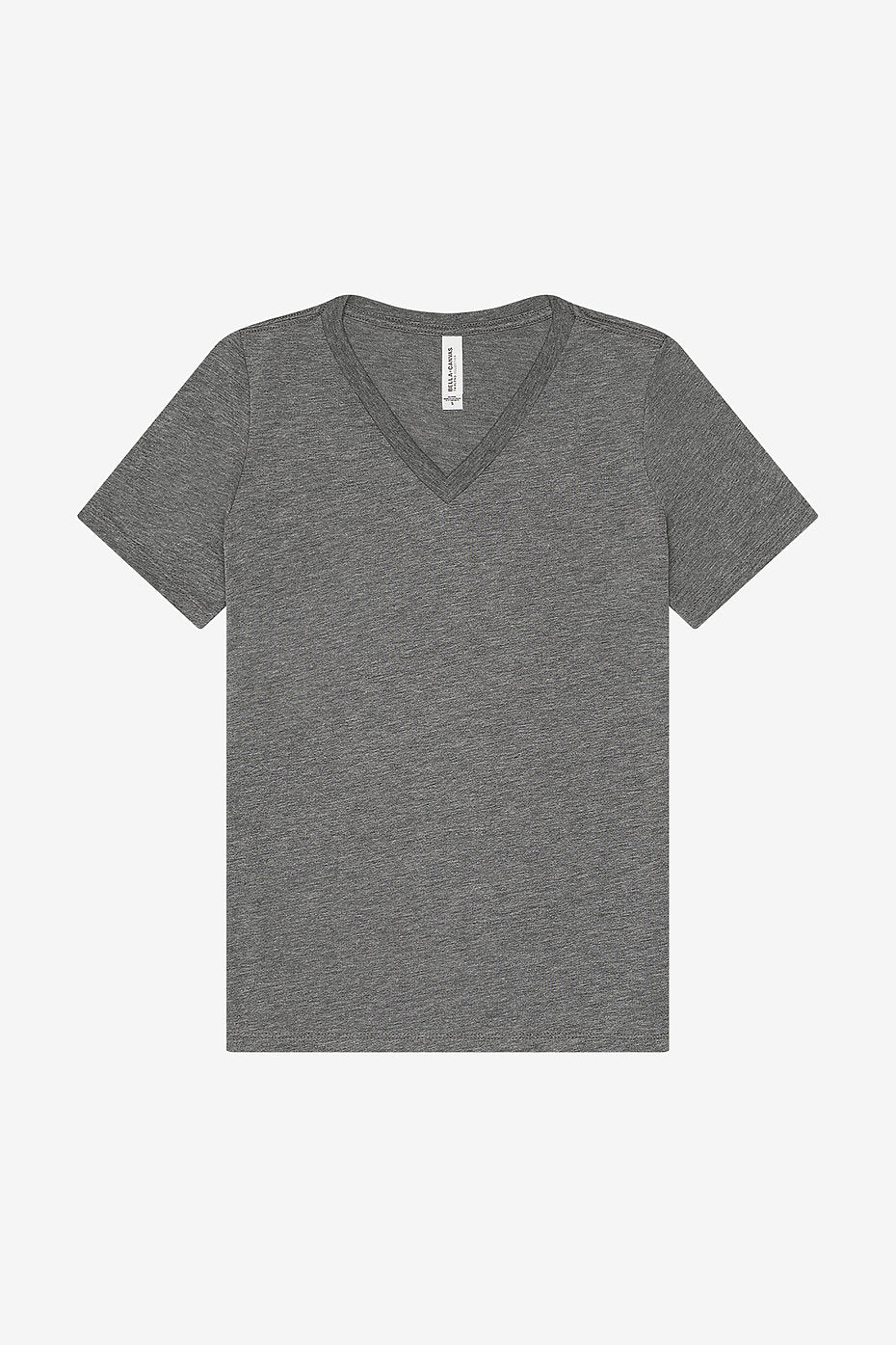 Women's Relaxed Triblend Short Sleeve V-Neck Tee Bella+Canvas 6415