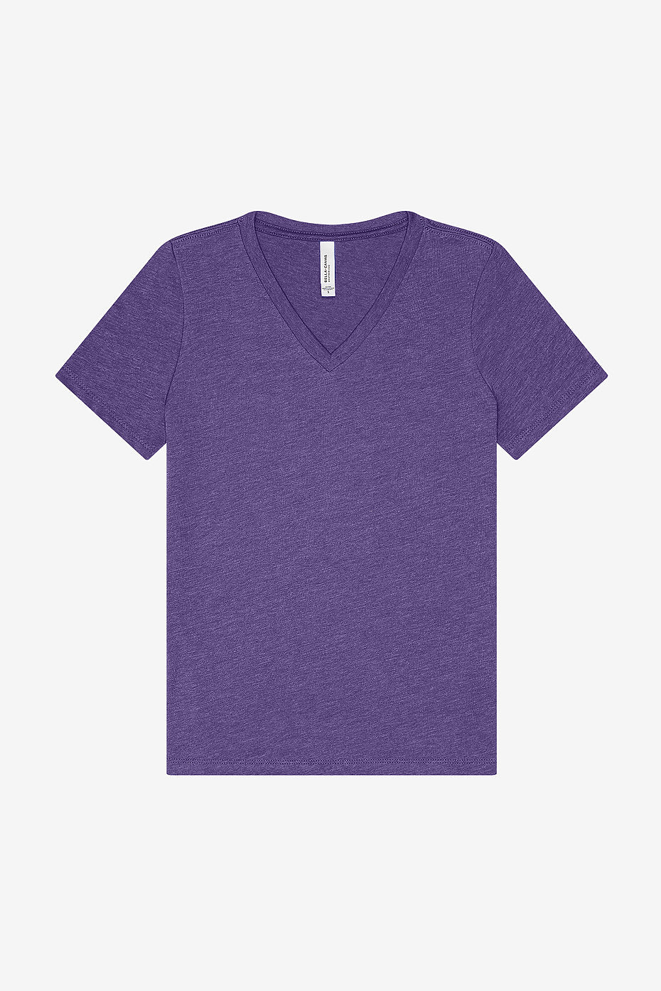 Women's Relaxed Triblend Short Sleeve V-Neck Tee Bella+Canvas 6415