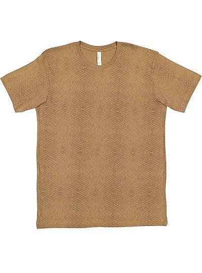 Unisex Fine Jersey Tee  LAT  6901  (CONT'D)  BROWN LEOPARD TO GOLD