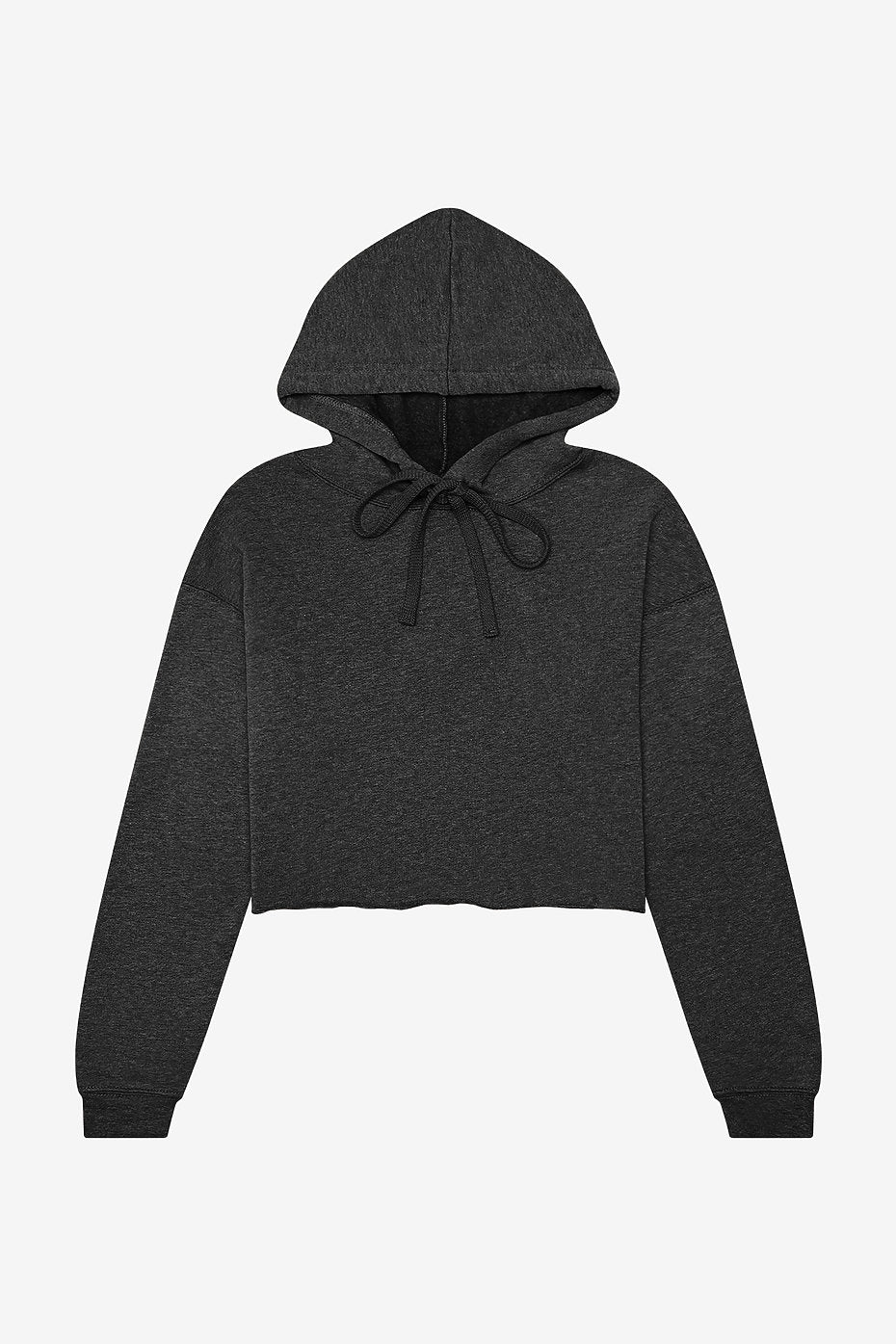 Women's stylish fleece cropped hoodie everyday outfit
