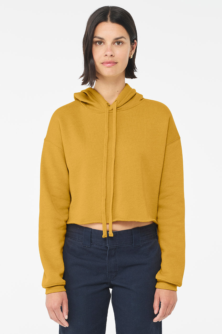Women's Cropped Fleece Hoodie Bella+Canvas  7502