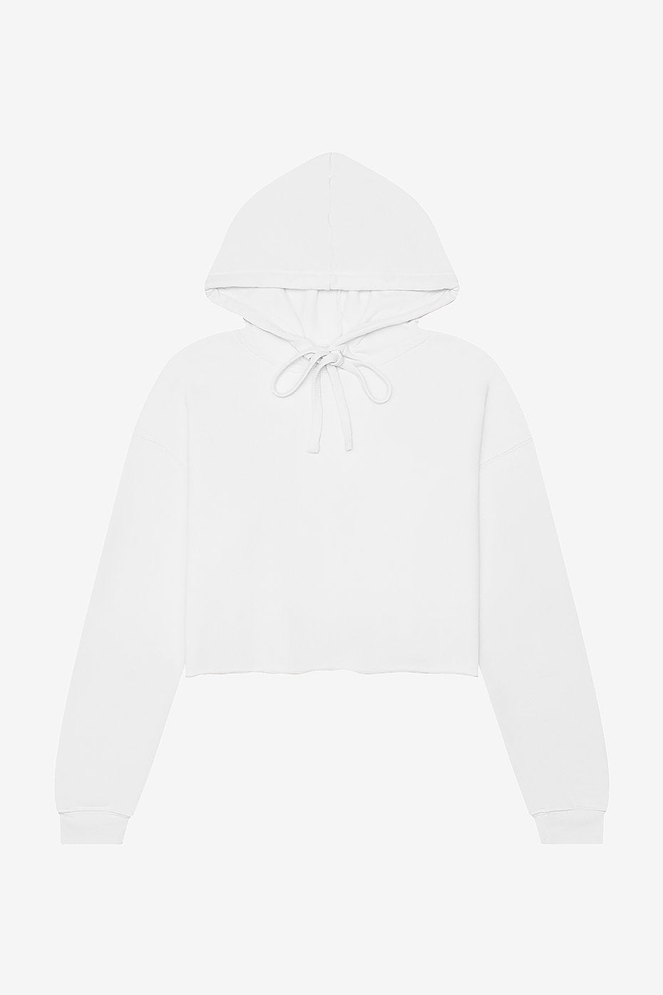 Women's cropped fleece hoodie trendy casual fall hoodie