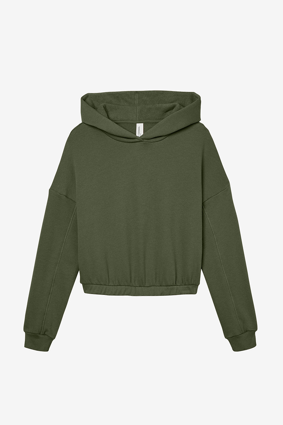Women's Cinched Bottom Hoodie Bella+Canvas 7506