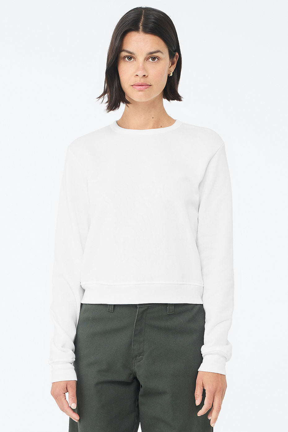 Women's Classic Cropped Crewneck Sweatshirt Bella+Canvas  7511