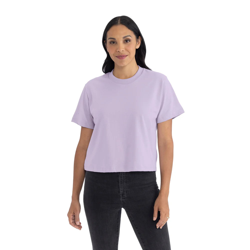 7610 Women's Heavyweight High Waist Boxy T-Shirt  Next Level