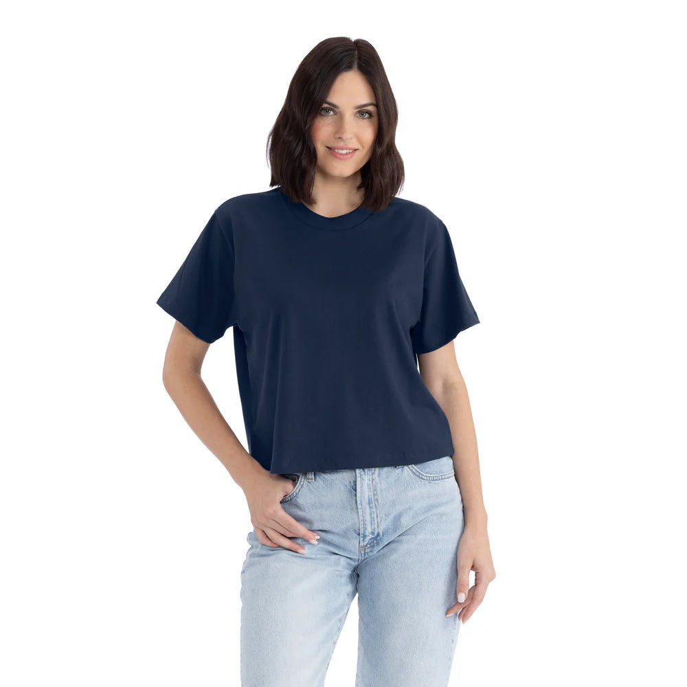 7610 Women's Heavyweight High Waist Boxy T-Shirt  Next Level