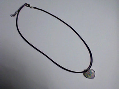 Necklaces on Purple Faux Leather Cord, Great for Her!