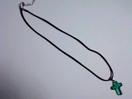 Faux Leather Black Necklaces with Crosses, Get yours Now Before they are Gone!!