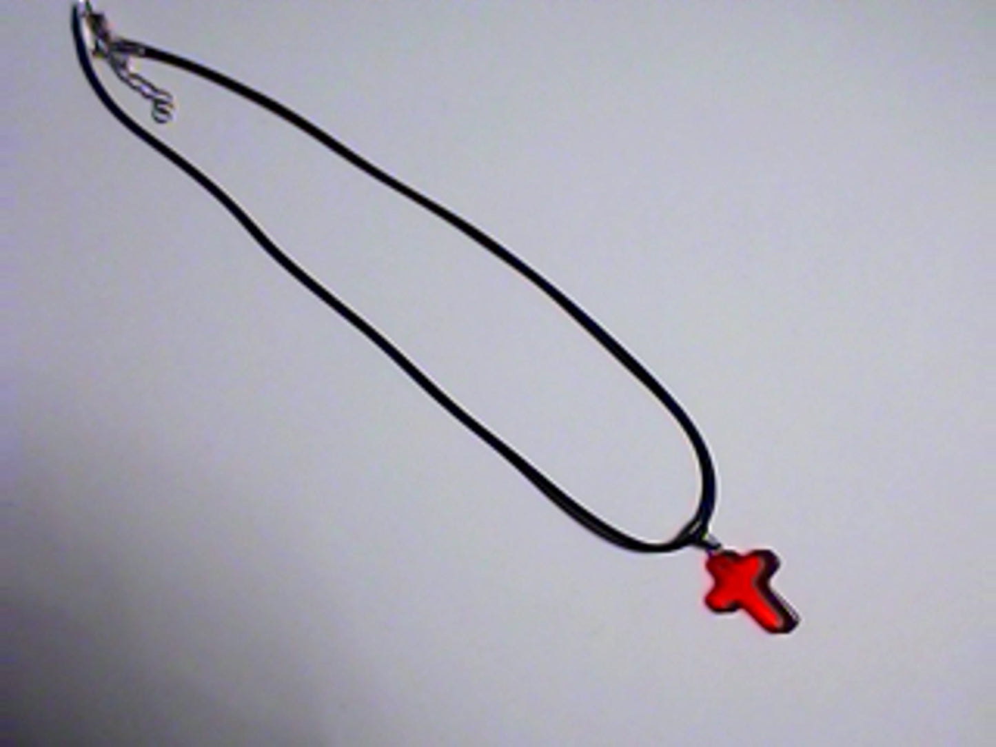 Faux Leather Black Necklaces with Crosses, Get yours Now Before they are Gone!!