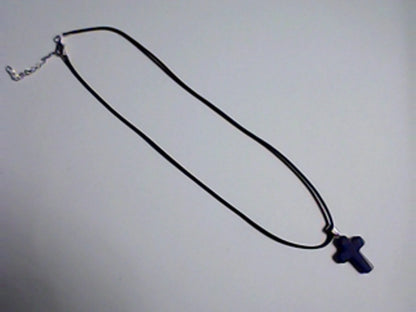 Faux Leather Black Necklaces with Crosses, Get yours Now Before they are Gone!!