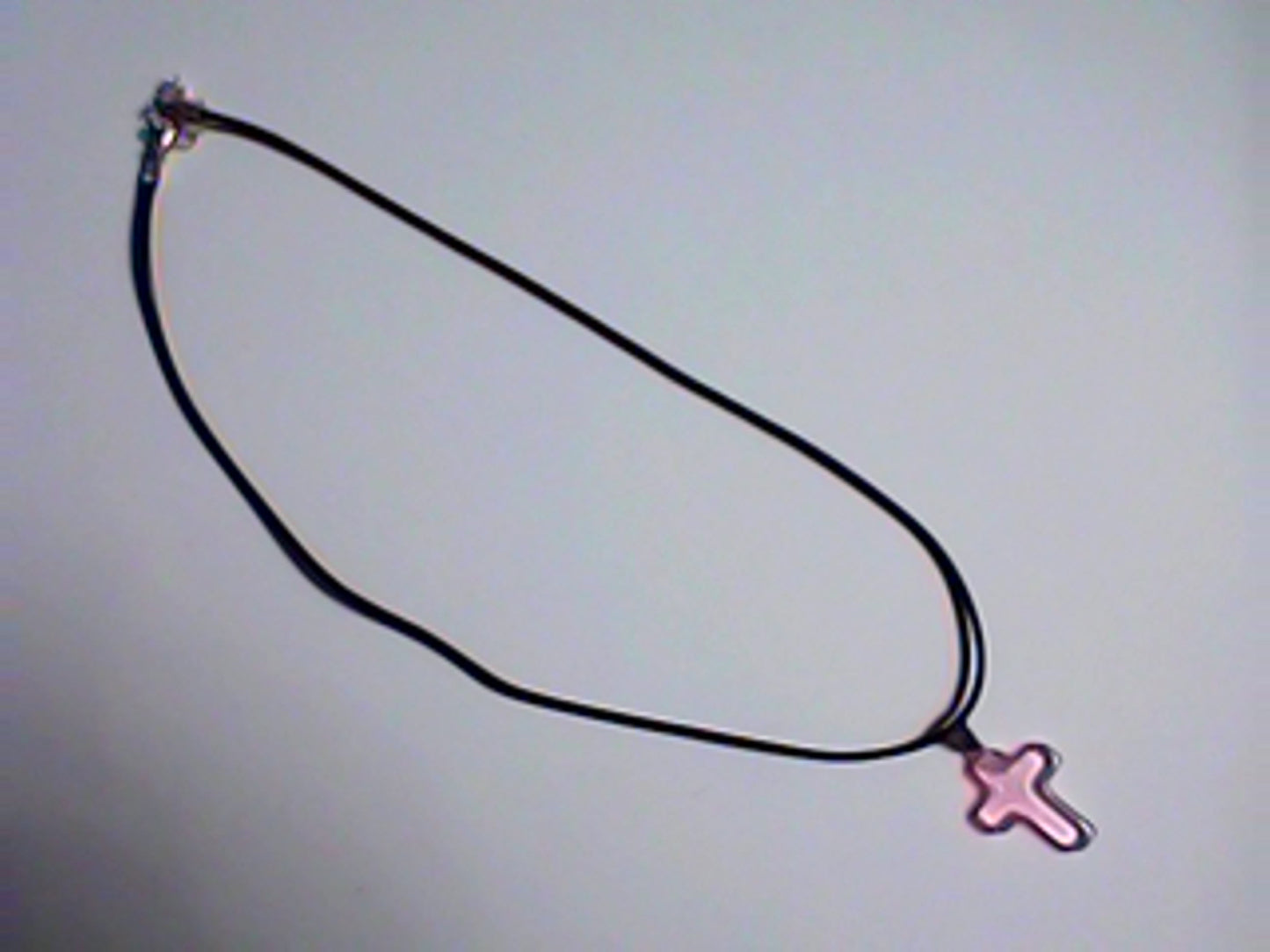 Faux Leather Black Necklaces with Crosses, Get yours Now Before they are Gone!!