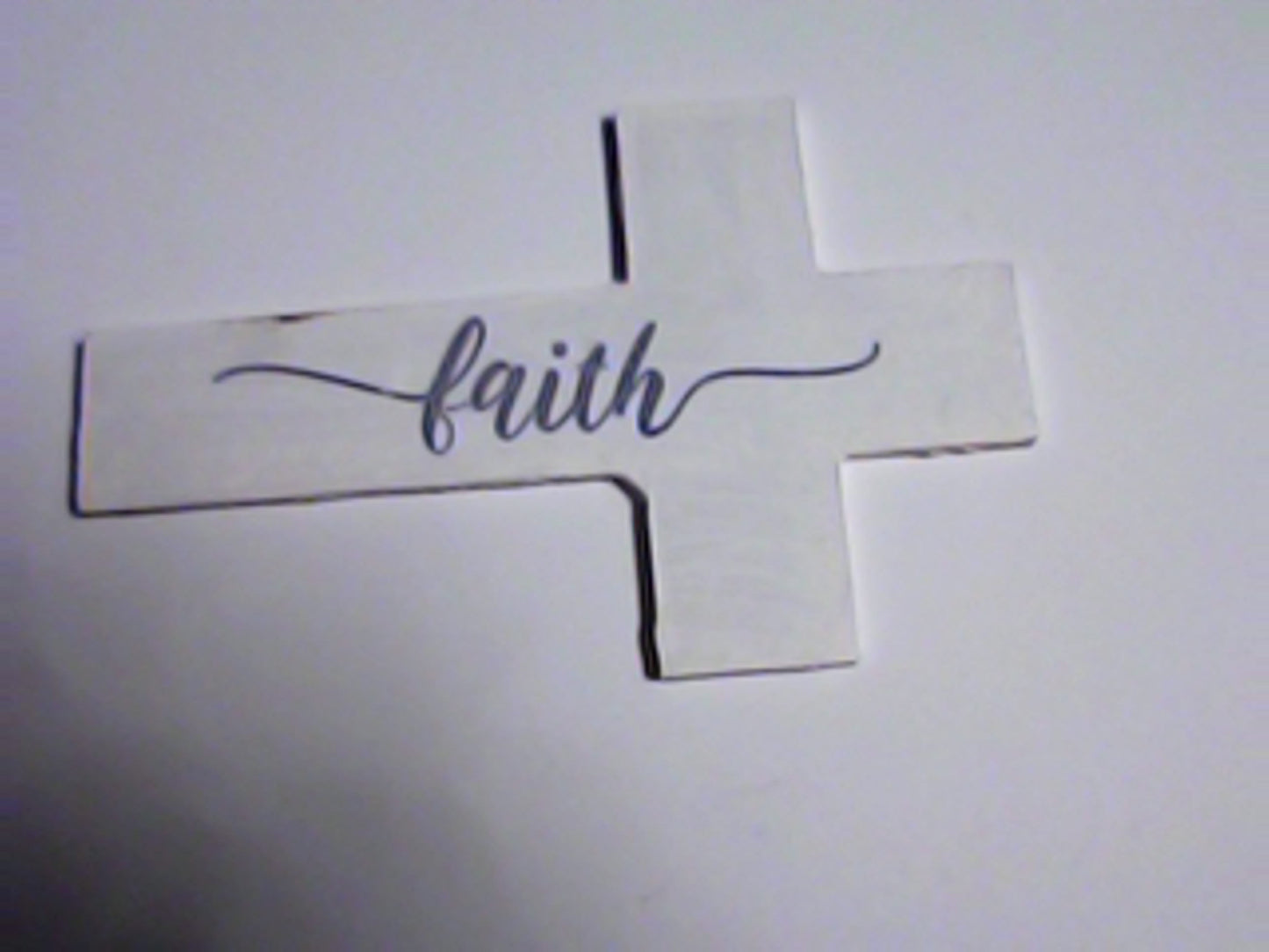Handmade 4" Wooden Painted then Sublimated Crosses with Appreciation Words!