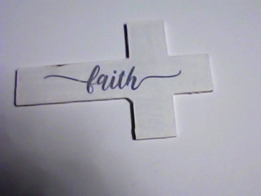 Handmade 4" Wooden Painted then Sublimated Crosses with Appreciation Words!