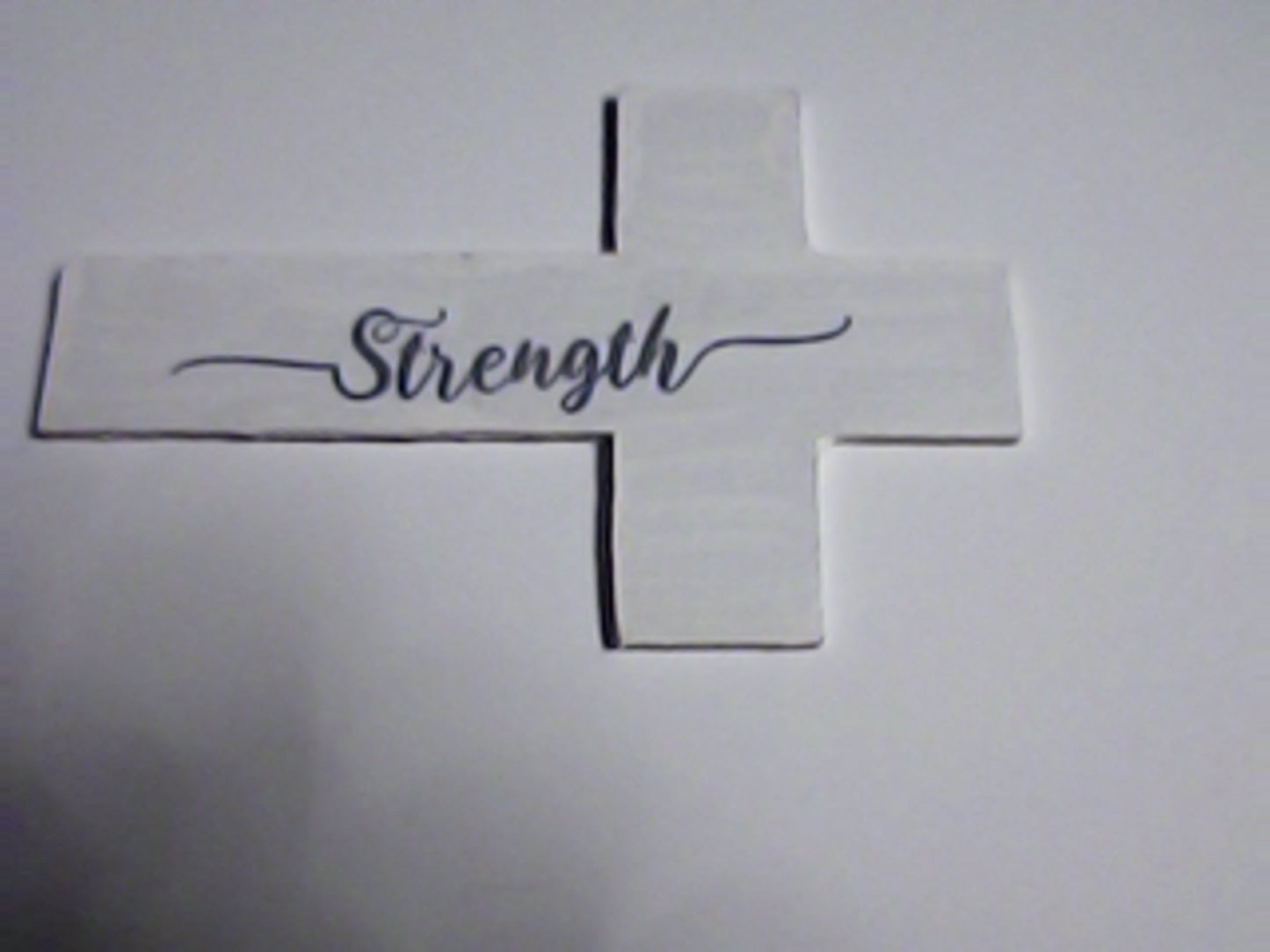 Handmade 4" Wooden Painted then Sublimated Crosses with Appreciation Words!