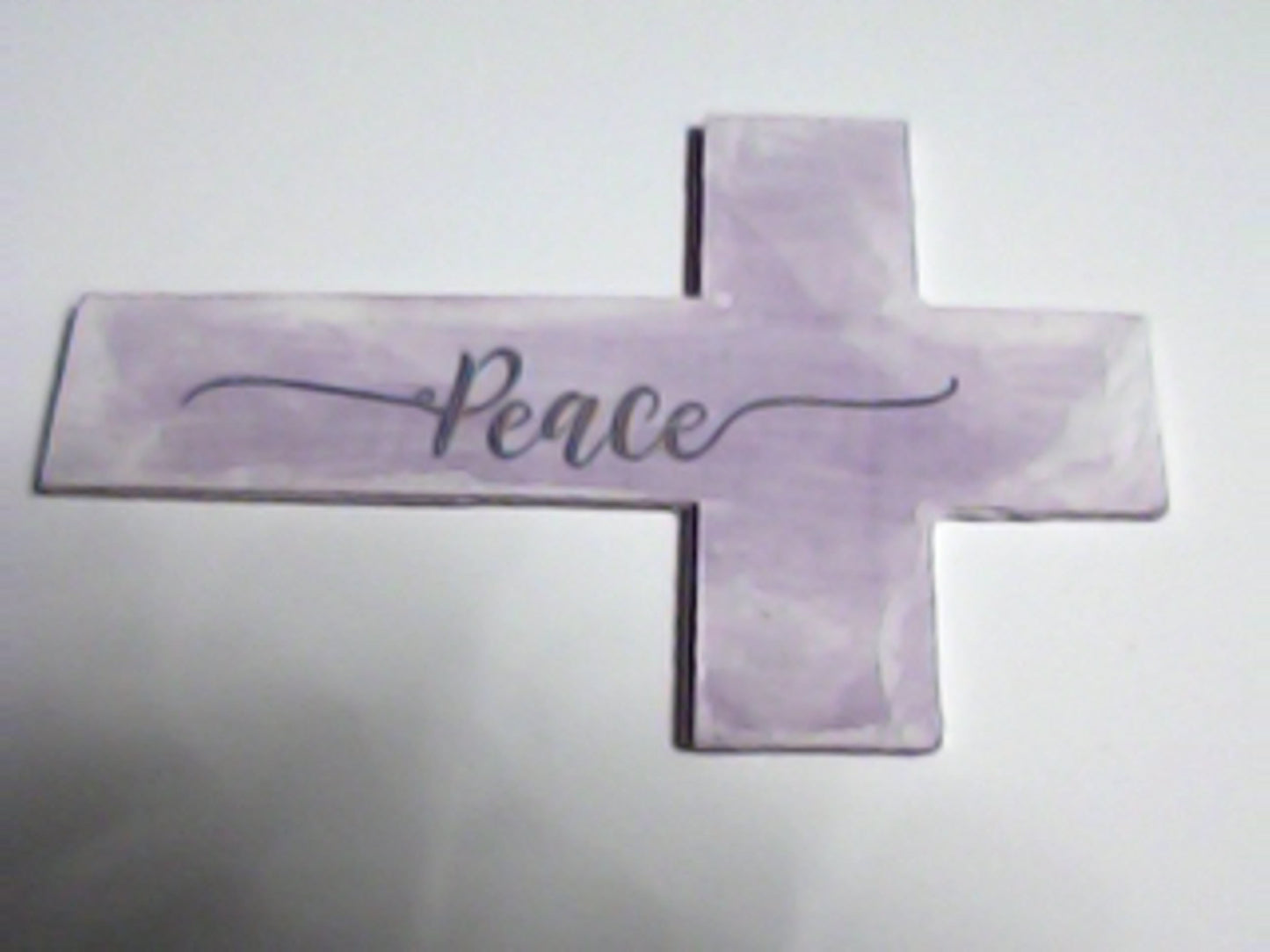 Handmade 4" Wooden Painted then Sublimated Crosses with Appreciation Words!