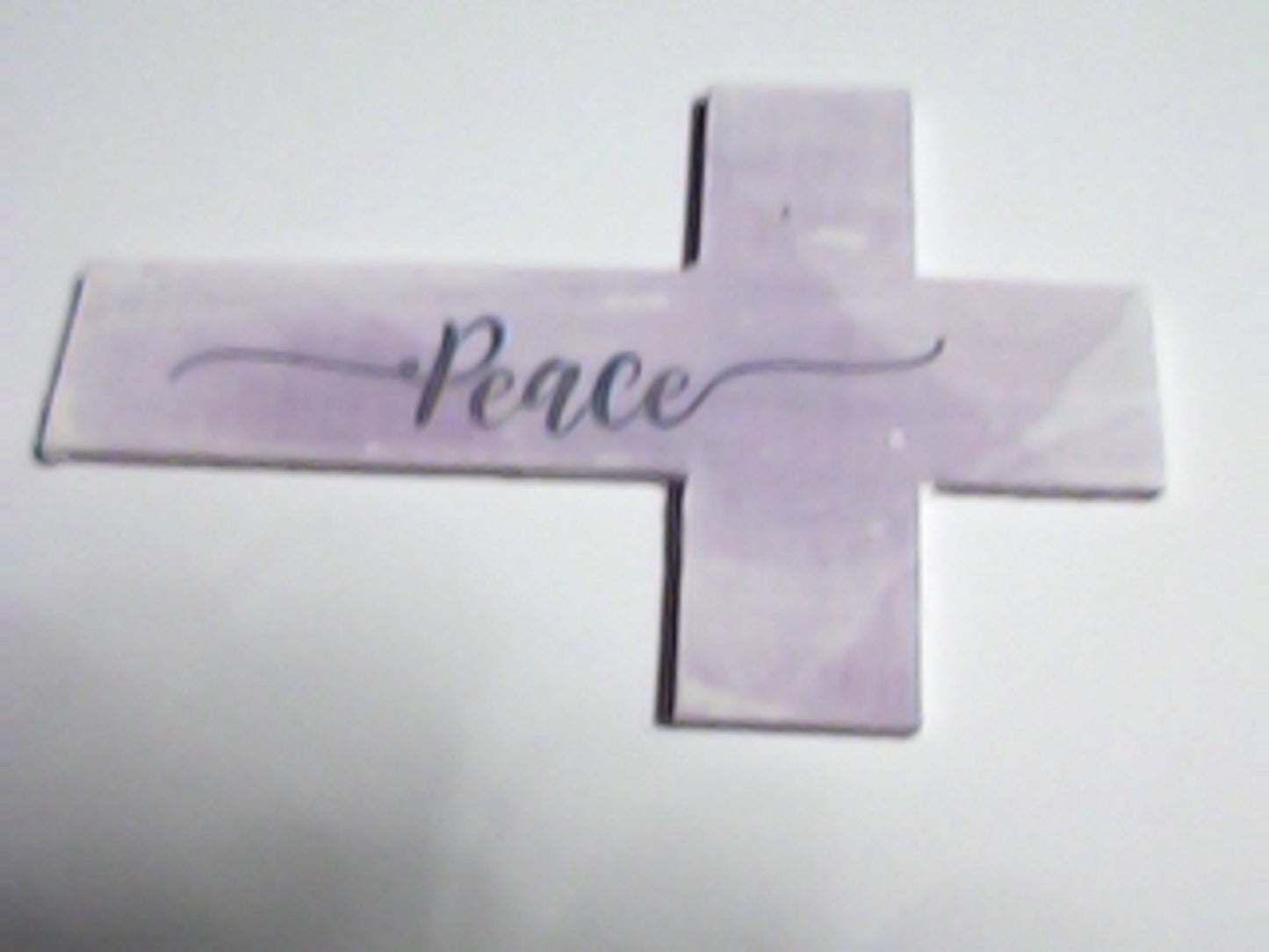 Handmade 4" Wooden Painted then Sublimated Crosses with Appreciation Words!