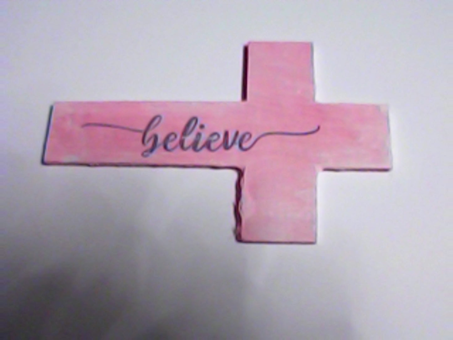 Handmade 4" Wooden Painted then Sublimated Crosses with Appreciation Words!