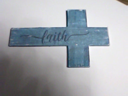 Handmade 4" Wooden Painted then Sublimated Crosses with Appreciation Words!