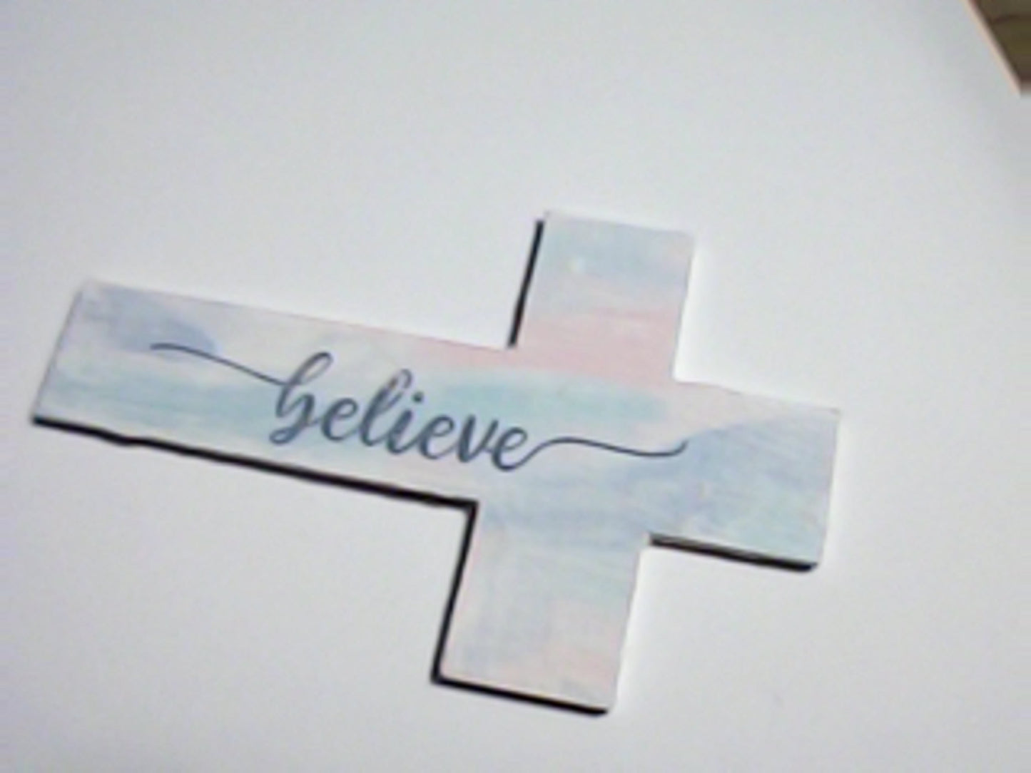 Handmade 4" Wooden Painted then Sublimated Crosses with Appreciation Words!