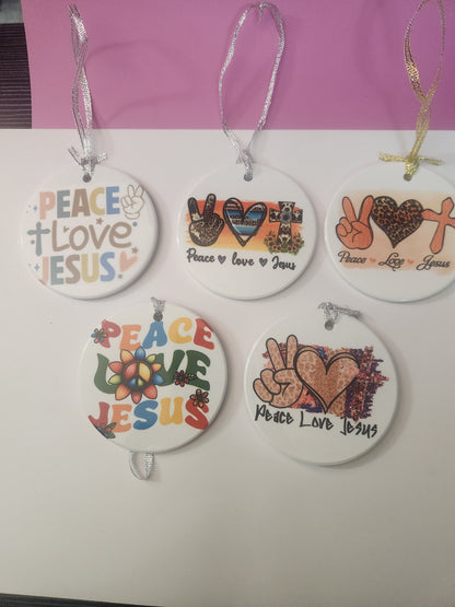 Custom Printing Ceramic 3" Ornaments Get Yours Now!