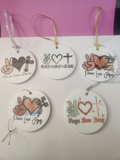 Custom Printing Ceramic 3" Ornaments Get Yours Now!